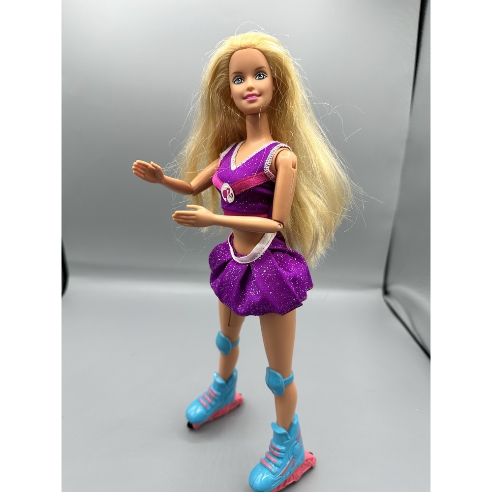 Vintage 1999 Mattel Cool‎ Skating Barbie Doll Blonde Non Working